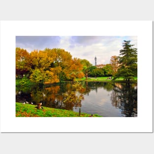 Autumn Trees Regent's Park London England Posters and Art